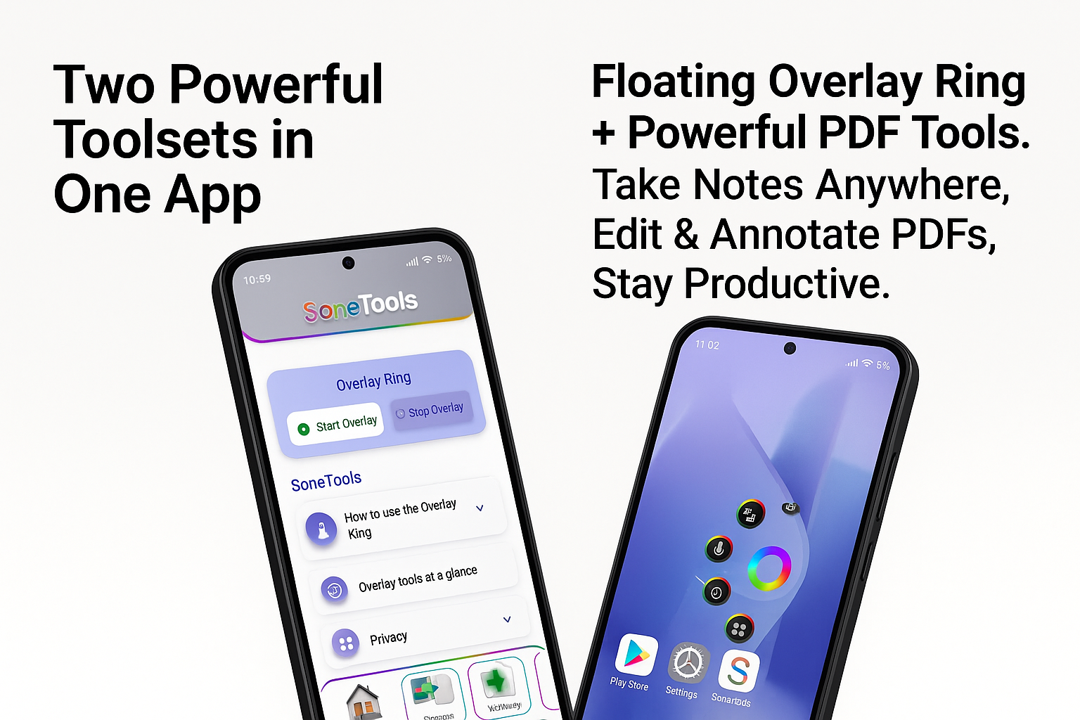 SoneTools cover composition